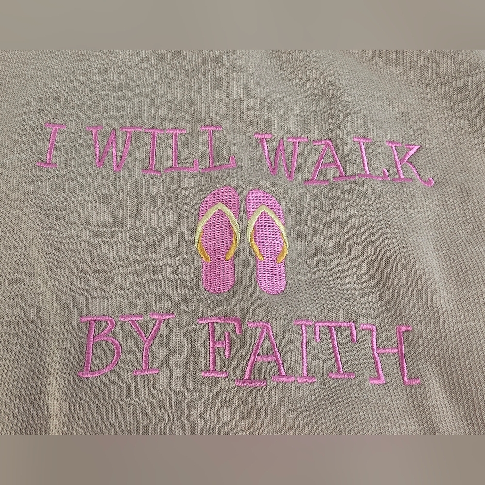 Love In Faith XL Walk By Faith Sweatshirt 3289-CM